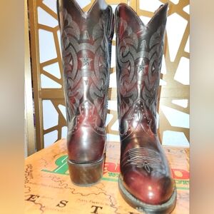 Women's Leather Cowboy Boots